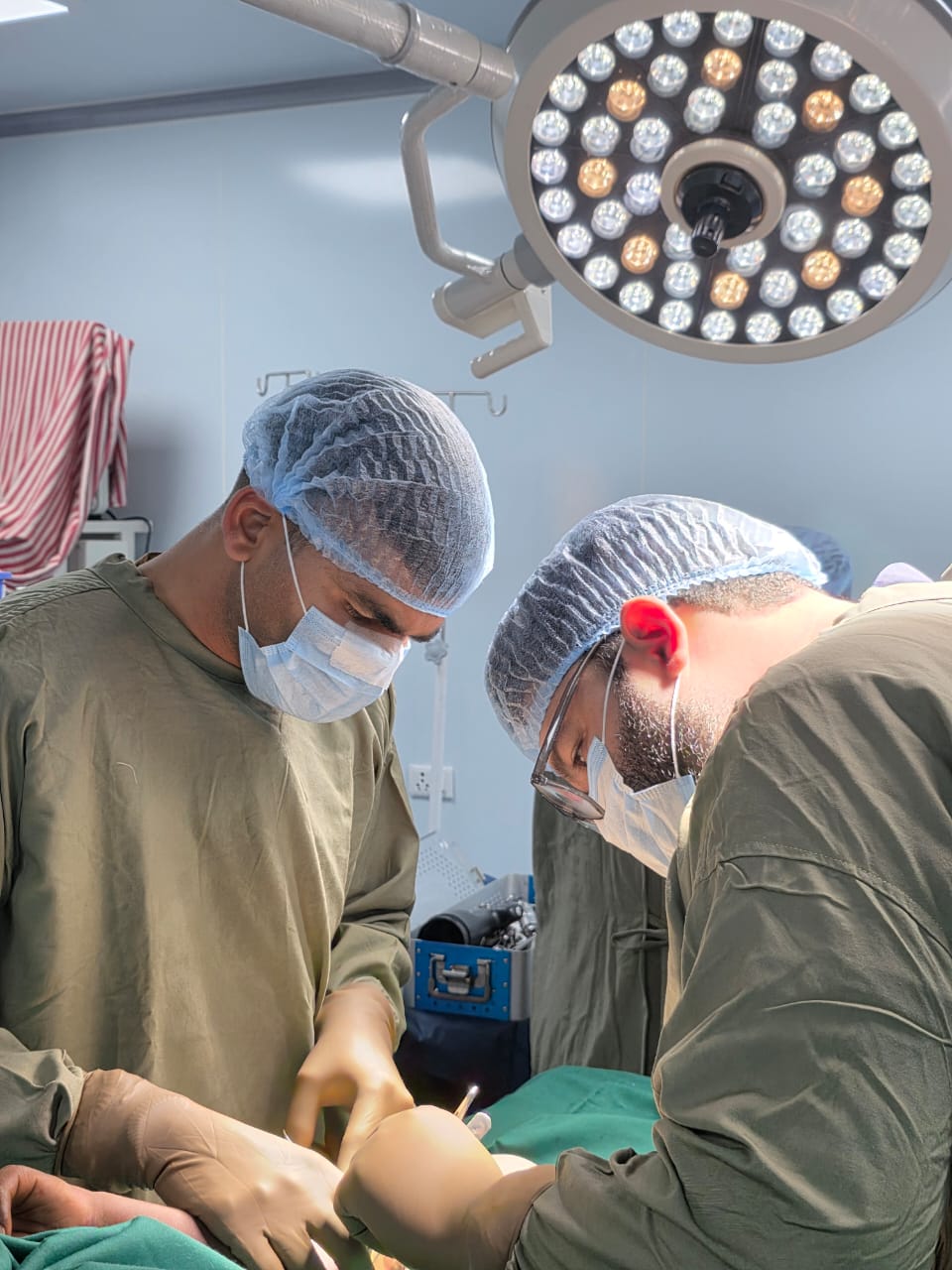 ACL Reconstruction Surgery inside operating theatre